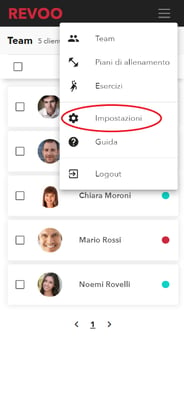 Impostazioni