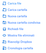 Lista Dropbox